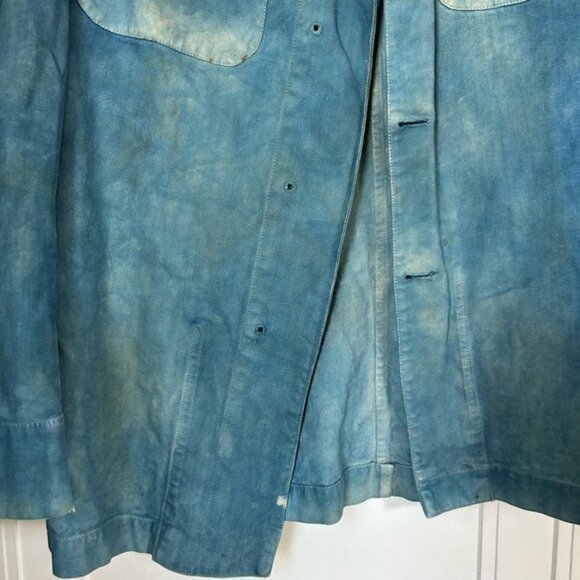 Natural indigo dyed vintage military naval jacket - Picture 7 of 10